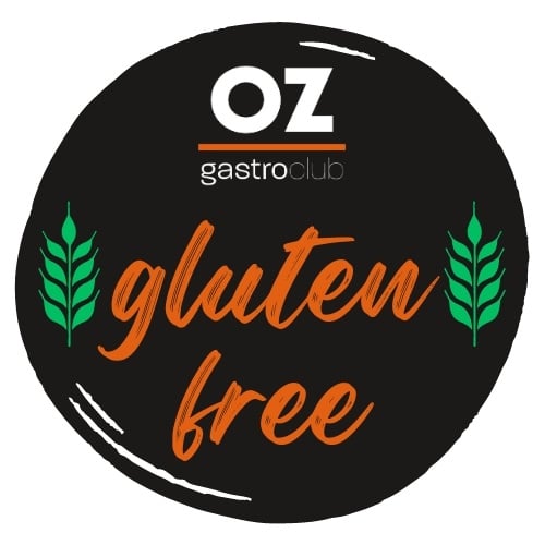 gluten free logo, hand drawn trendy design-3